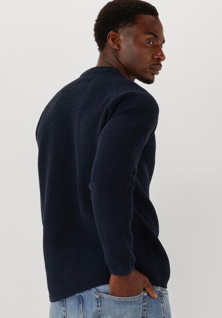 DSTREZZED Pull NEILL BIG CHENILLE Bleu foncé - large