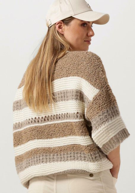 Multi SUMMUM Trui BOXY SWEATER MULTI YARN MIX KNIT - large