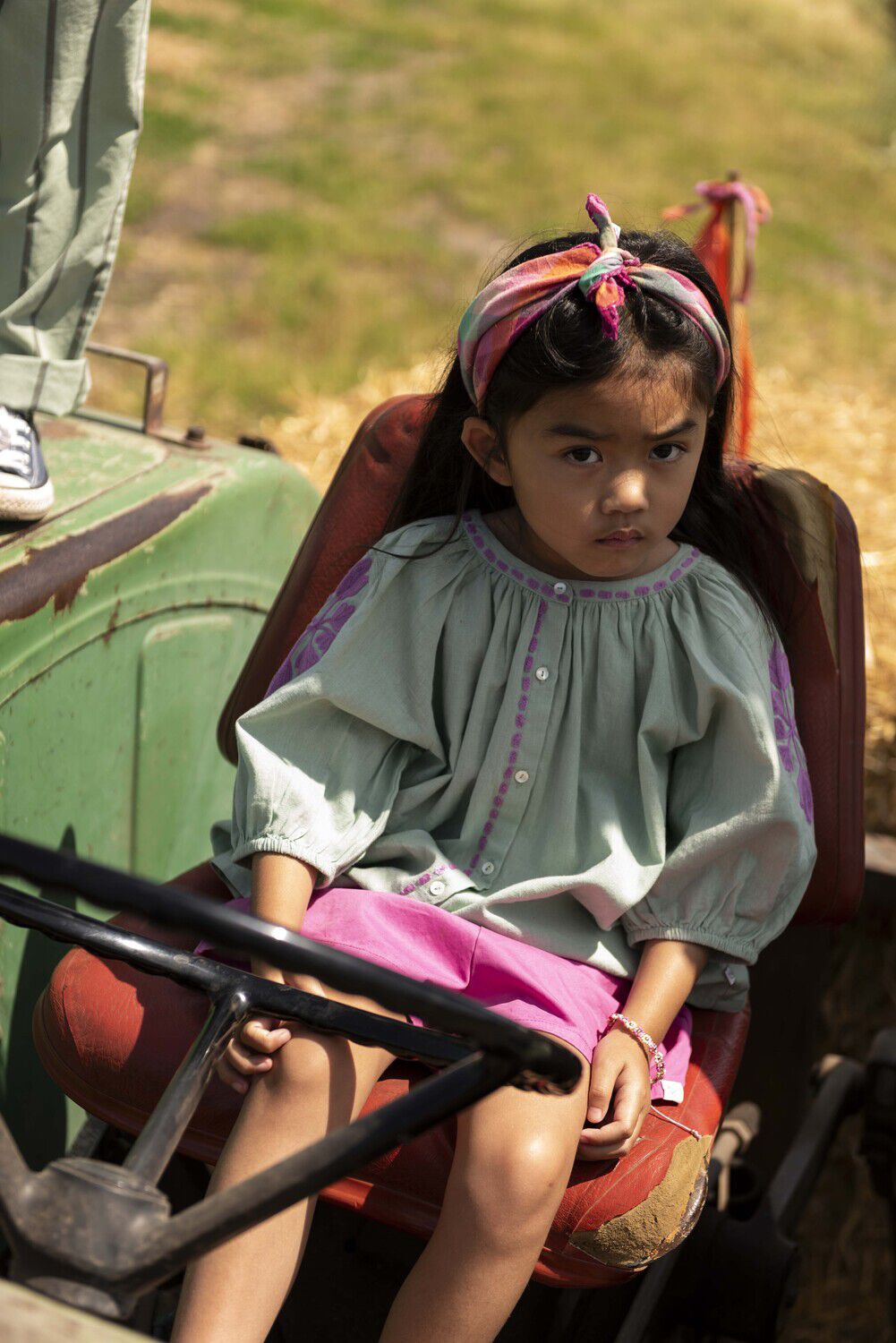 JENEST COLETTE BLOUSE Blouses en vert - large