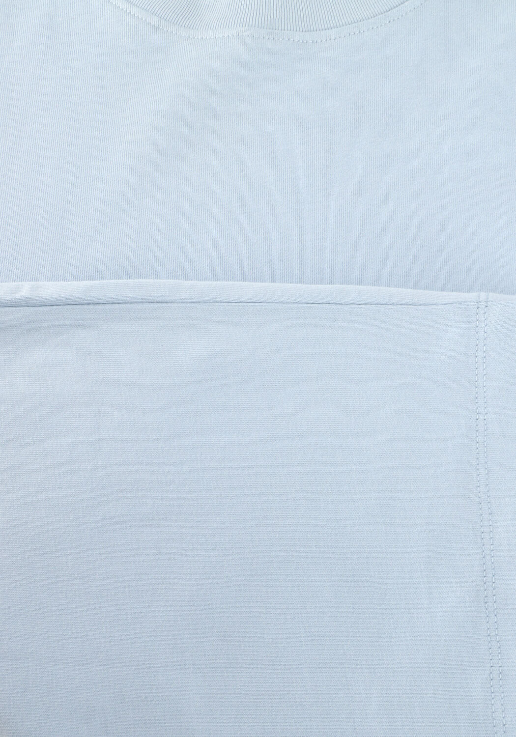 Lichtblauwe SELECTED WOMEN T-shirt SLFESSENTIAL SS BOXY TEE - large