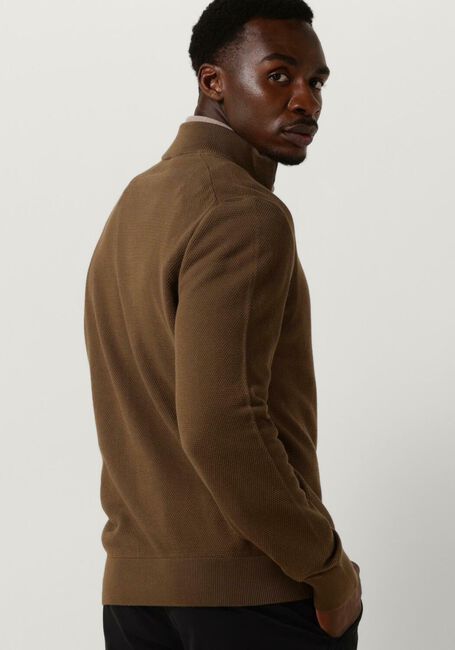 BOSS BLACK Pull EBRANDO-P en marron - large