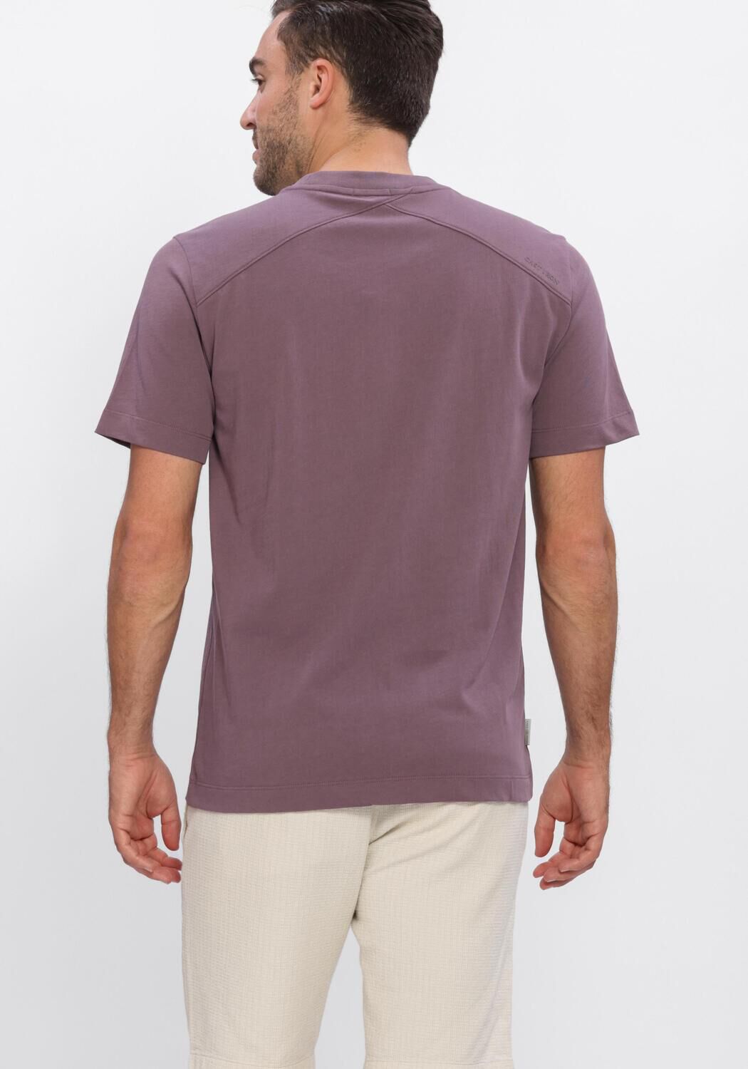 Paarse CAST IRON T-shirt SHORT SLEEVE R-NECK REGULAR FIT SINGLE JERSEY - large