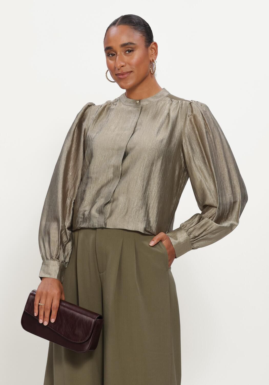 FREEBIRD BOMBER Blouses en bronze - large