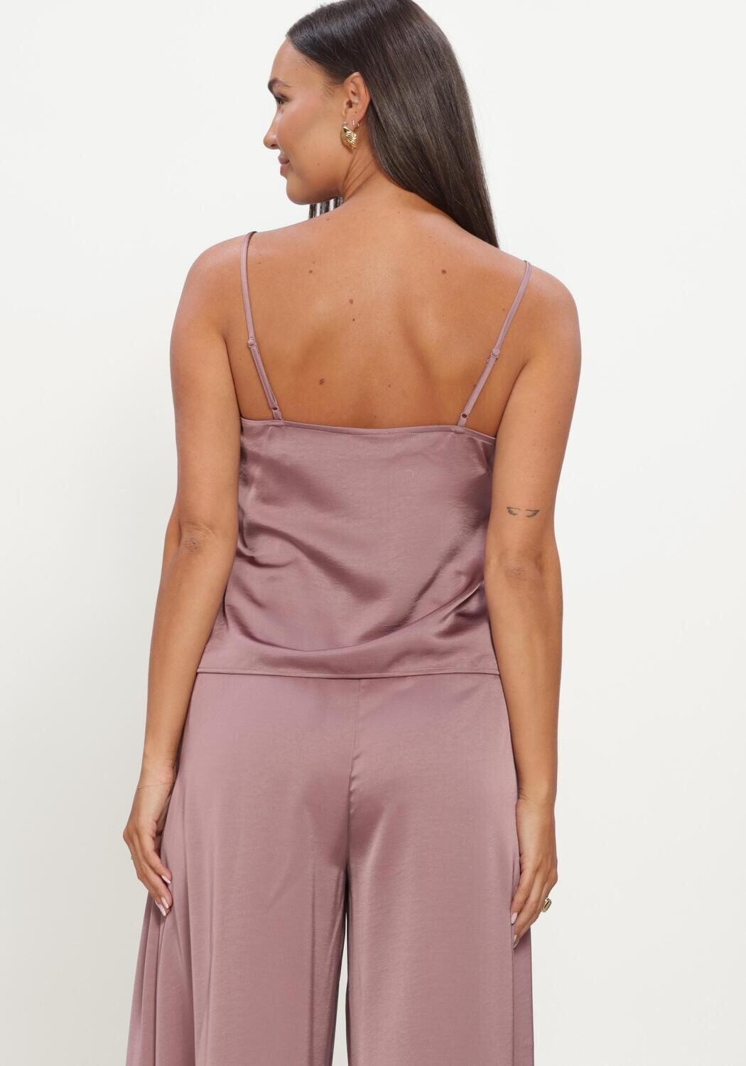 Paarse DANTE6 Tops & T-shirts LIGNE LACE CAMISOLE TOP - large