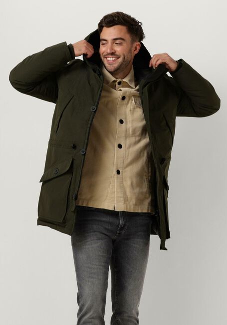 BUTCHER OF BLUE Veste matelassé NELSON PARKA en vert - large