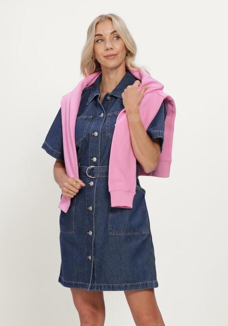 Blauwe TOMMY JEANS Mini jurk UTILITY SHIRT DRESS CJ8036 - large