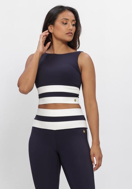 HOUSE OF GRAVITY Haut DIVINE CROP TOP RIB Bleu fonc&eacute; - large