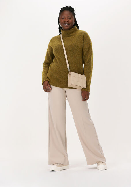 SECOND FEMALE Pull BROOK KNIT T NECK en vert - large