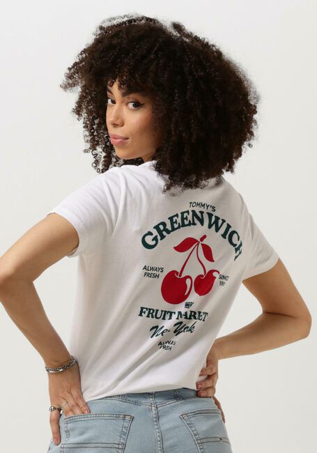 TOMMY JEANS T-shirt TJW REG NOVELTY 2 TEE en blanc - large
