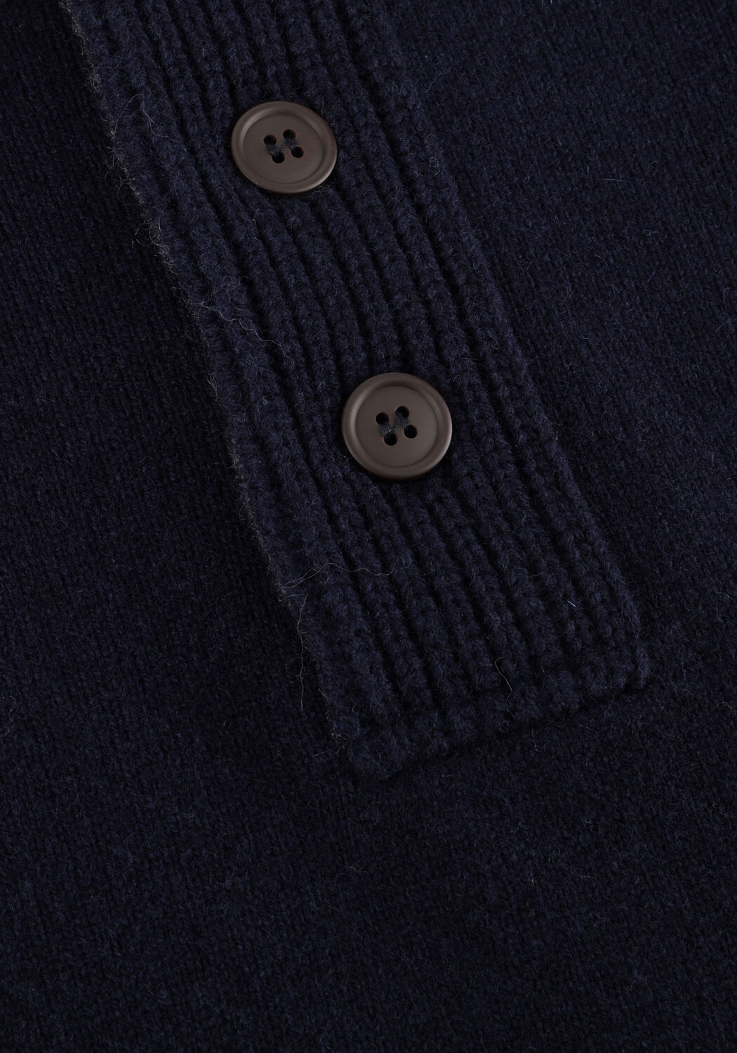 BARBOUR Pull ESSENTIAL PATCH HALF ZIP KNITTED JUMPER Bleu fonc&eacute; - large