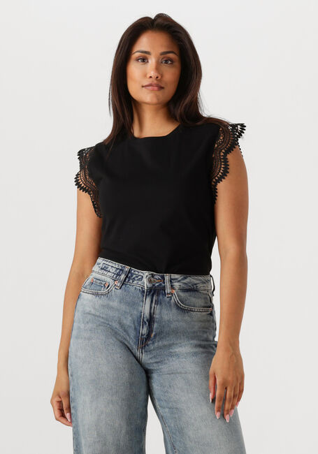 AAIKO T-shirt CORA FANCY CO 144 en noir - large