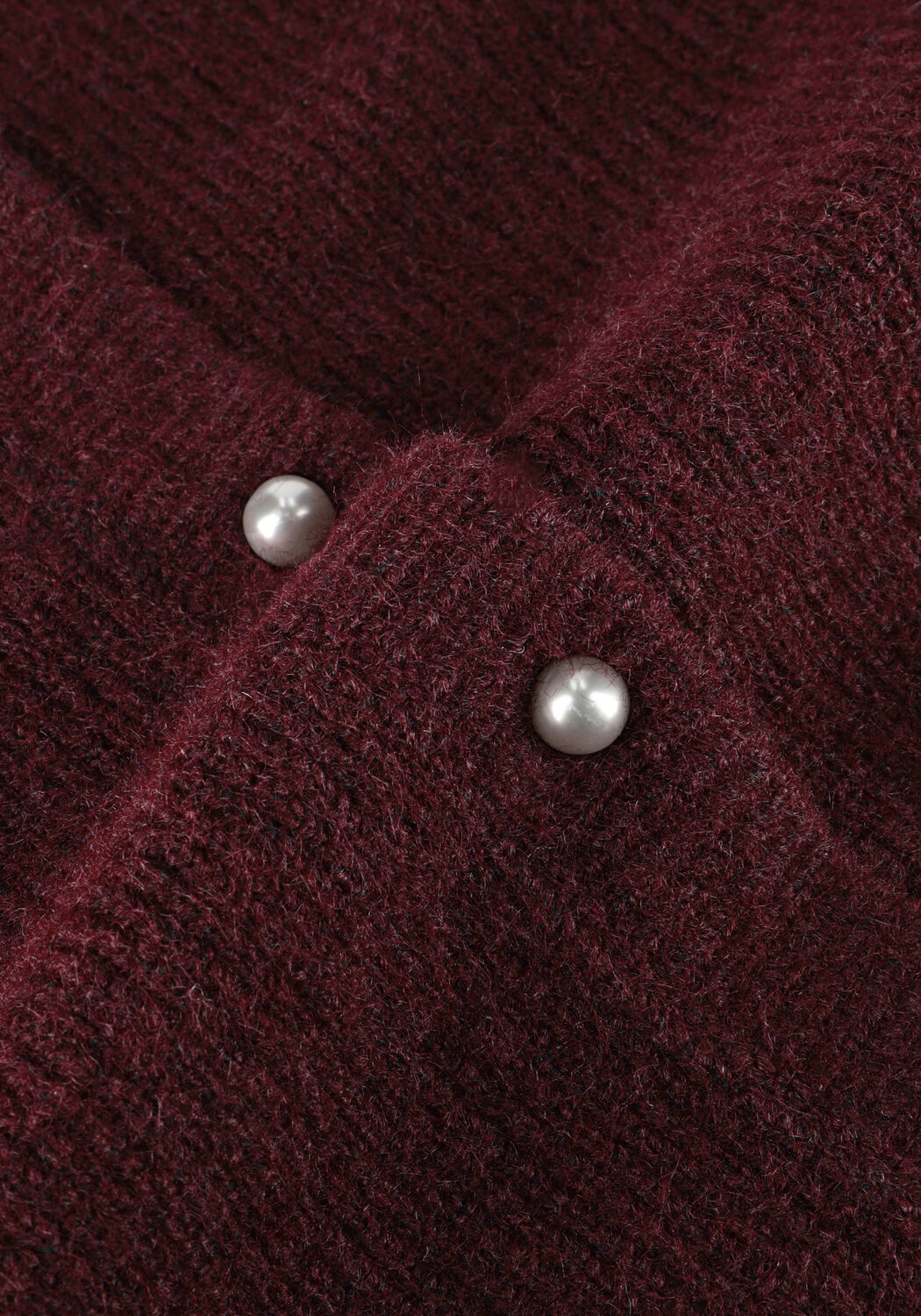 Bordeaux NEO NOIR Vest NUNA KNIT CARDIGAN - large