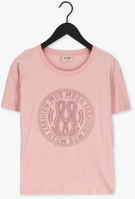 MOS MOSH T-shirt LEAH HOLI TEE en rose - large