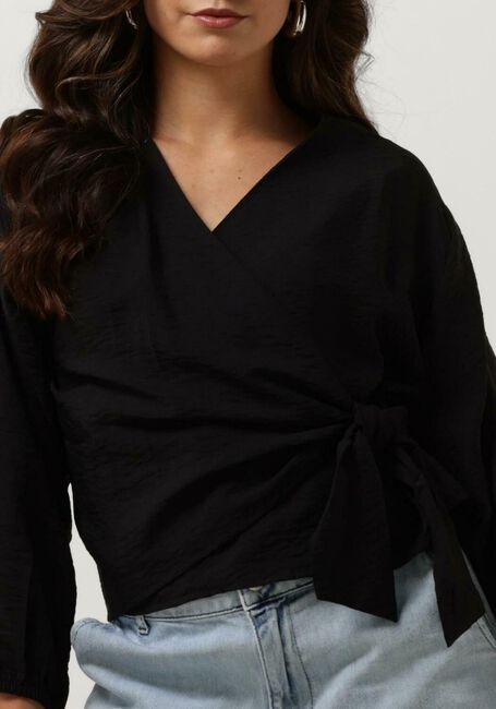 MSCH COPENHAGEN MSCHAUDIA 3/4 WRAP TOP Blouses en noir - large