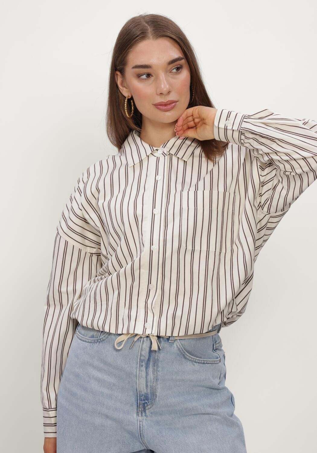 Gebroken wit CATWALK JUNKIE  TUCK IN BLOUSE - large