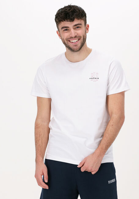 Witte BLS HAFNIA T-shirt MINI OUTLINE LOGO T-SHIRT - large