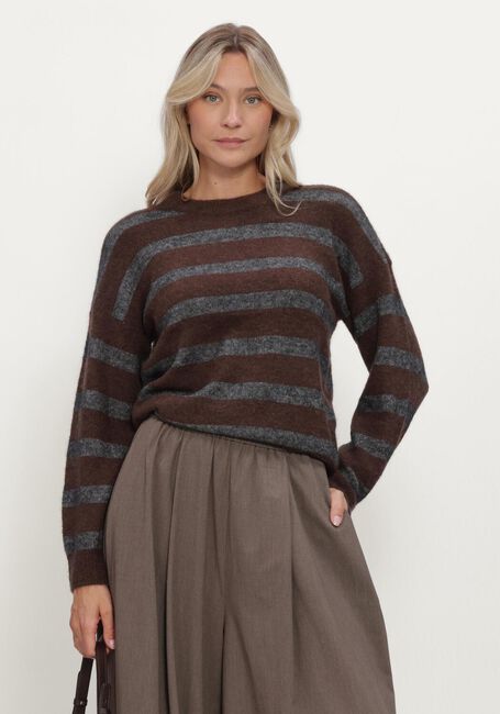MSCH COPENHAGEN Pull MSCHFESTINA HOPE PULLOVER STP en marron - large