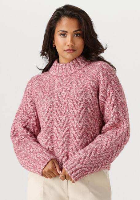 Roze ANOTHER LABEL Trui BECKA KNITTED PULL L/S - large
