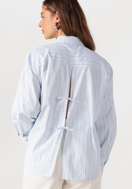 MODSTRÖM MILLEMD STRIPE SHIRT Blouses Bleu clair - large