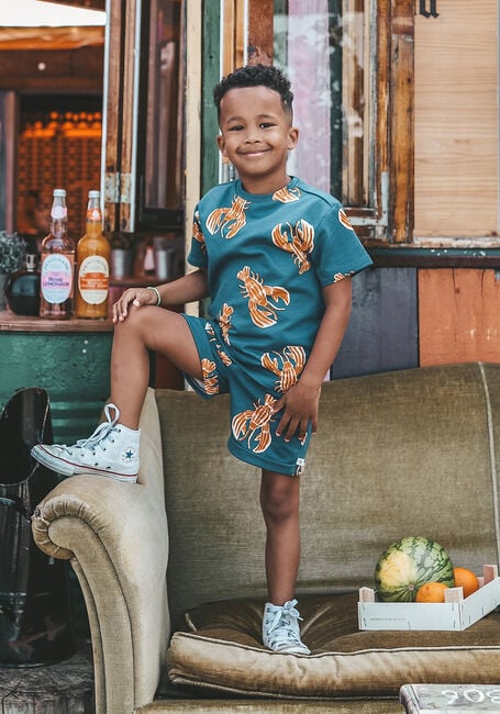 YOUR WISHES T-shirt LANGOSTA RELAXED TEE Bleu foncé - large