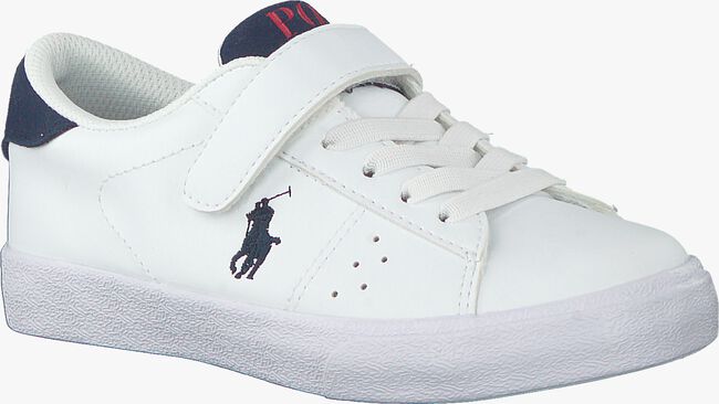 Witte POLO RALPH LAUREN Lage sneakers THERON PS  - large