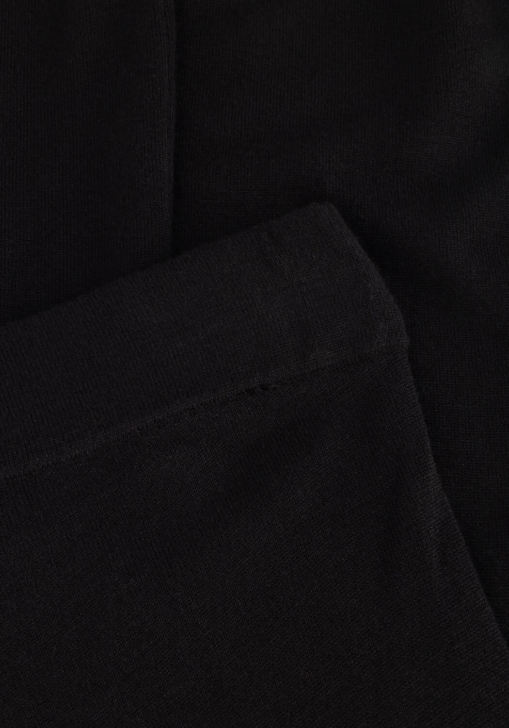 Zwarte MY ESSENTIAL WARDROBE Wijde broek EMMAMW KNIT PANT - large