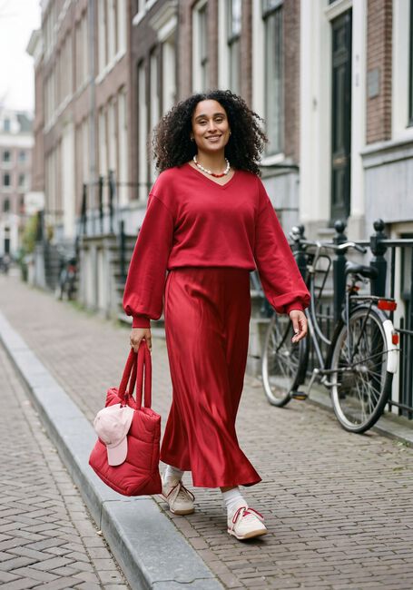 MSCH COPENHAGEN Pull MSCHBRIONNA IMA Q V SWEATSHIRT en rouge - large