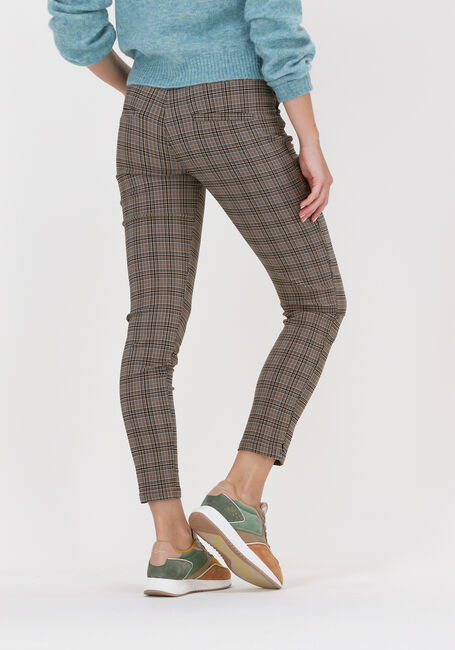 MINUS Pantalon NEW CARMA CHECK 7/8 PANTS en marron - large
