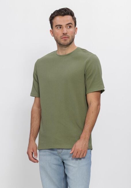 ANERKJENDT T-shirt AKKIKI S/S WAFFLE TEE en vert - large