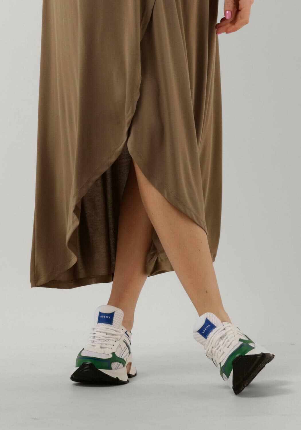 NUBIKK Baskets basses ROSS NOMAD en vert - large