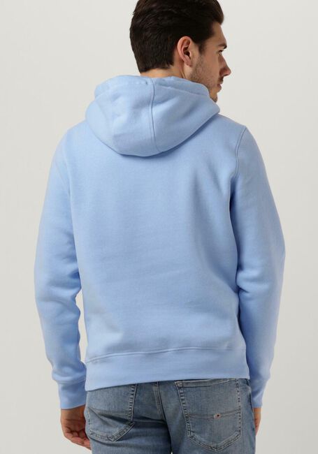 Lichtblauwe TOMMY HILFIGER Sweater TOMMY LOGO HOODIE - large