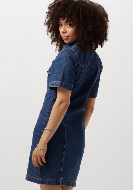Donkerblauwe ENVII Mini jurk ENACE SS DRESS 6863 - large