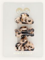 Bruine Mimi & Lula Haaraccessoires LEOPARD MINI CLAW CLIPS Bruine Mimi & Lula Haaraccessoires LEOPARD MINI CLAW CLIPS - medium