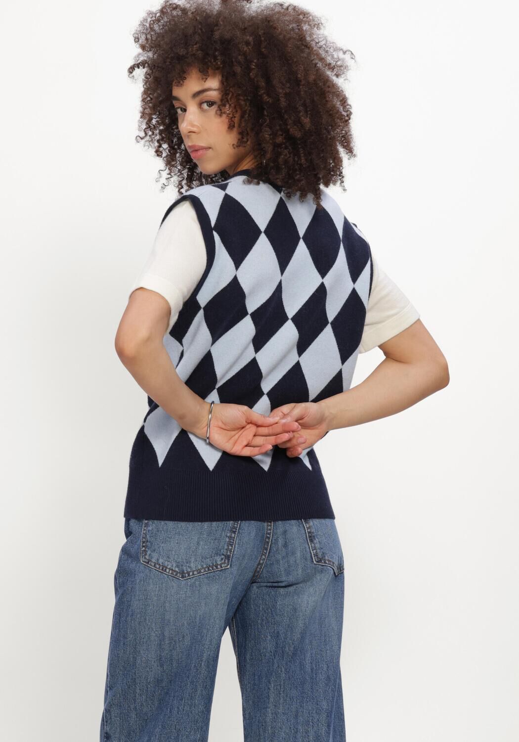 SILVIAN HEACH Haut SWEATR SKERA Bleu fonc&eacute; - large