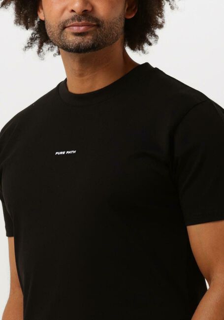 PURE PATH T-shirt TSHIRT WITH FRONT AND BACK PRINT en noir - large