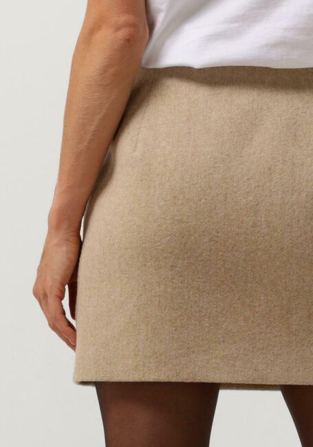 VANILIA Mini-jupe WOOL BLEND MINI en beige - large