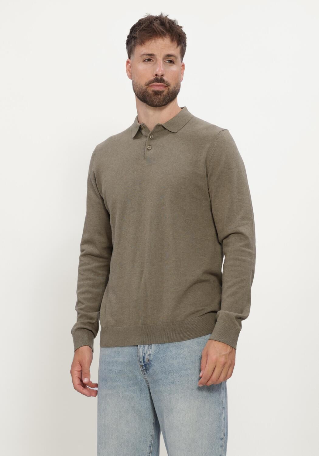 SAINT STEVE Polo BEREND-S Kaki - large