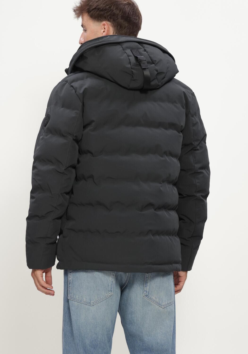 AIRFORCE Veste matelass&eacute; MITCHELL PARKA en gris - large
