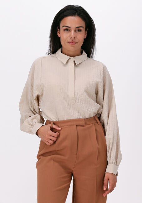 ANOTHER LABEL Blouse DIONNE STRUCTURED TOP Sable - large