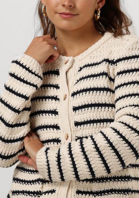 NEO NOIR Gilet PAULA KNIT CARDIGAN en bleu - large