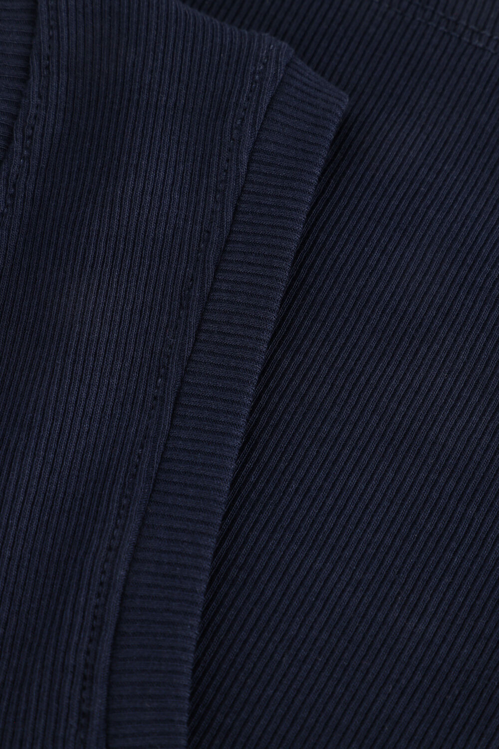 TOMMY JEANS Haut TJW ESSENTIAL RIB TANK EXT Bleu fonc&eacute; - large