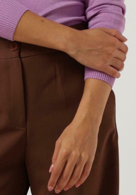 ACCESS Pantalon large W2-5084-364 en marron - large