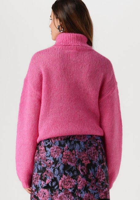 Fuchsia Y.A.S. Trui YASLAMBI LS KNIT ROLLNECK PULLOVER - large