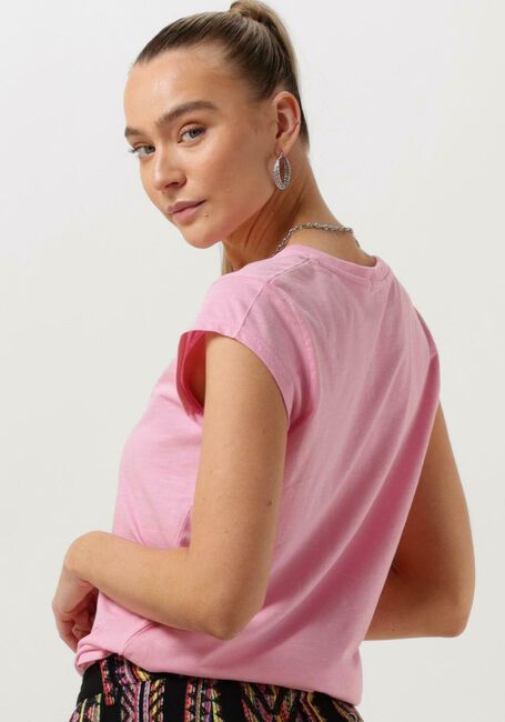 CC HEART T-shirt CC HEART BASIC V-NECK T-SHIRT en rose - large