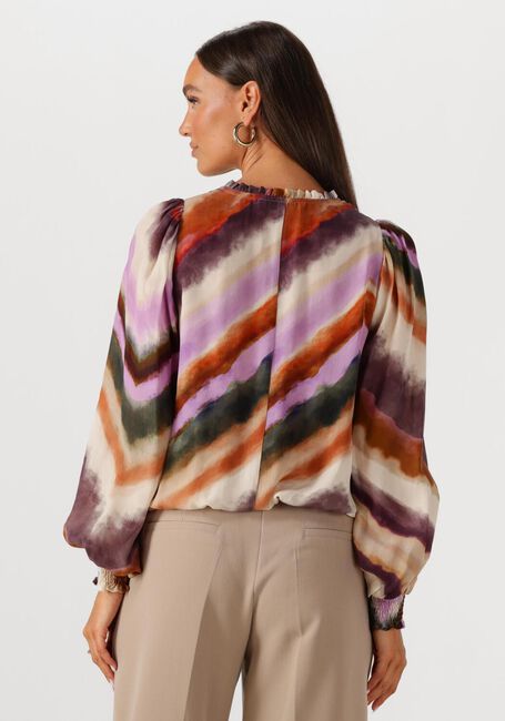 SUMMUM TOP LONG SLEEVES ZIGZAG PRINT Blouses en multicolore - large
