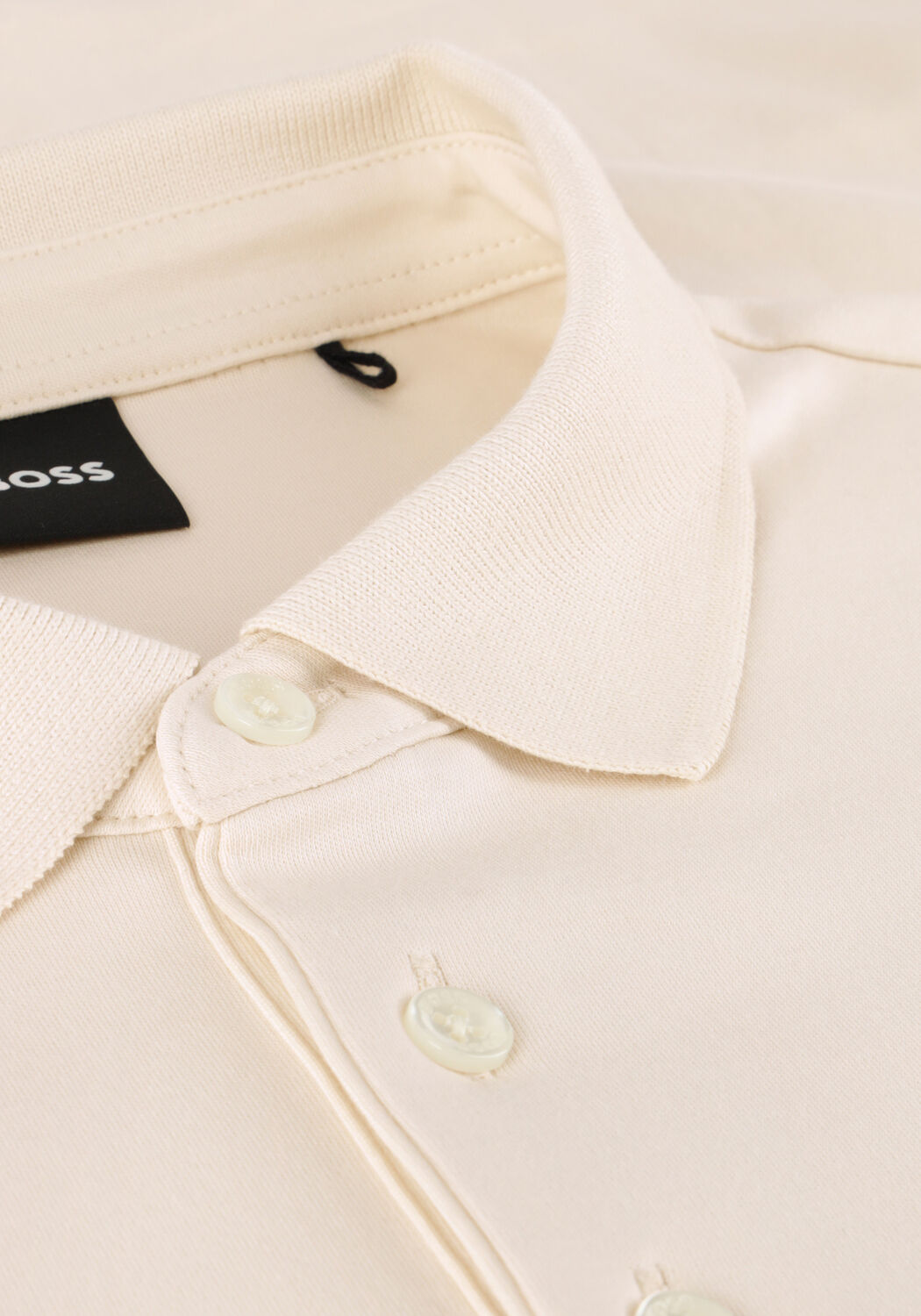 BOSS BLACK Polo PADO 30 &Eacute;cru - large