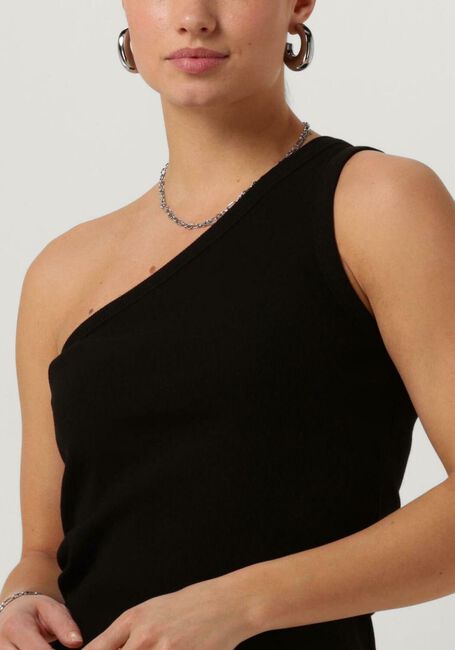 Zwarte SELECTED FEMME Top SLFANNA ONE SHOULDER TOP - large