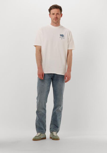 Gebroken wit PURE PATH T-shirt LOOSE FIT CREWNECK SS T-SHIRTS - large
