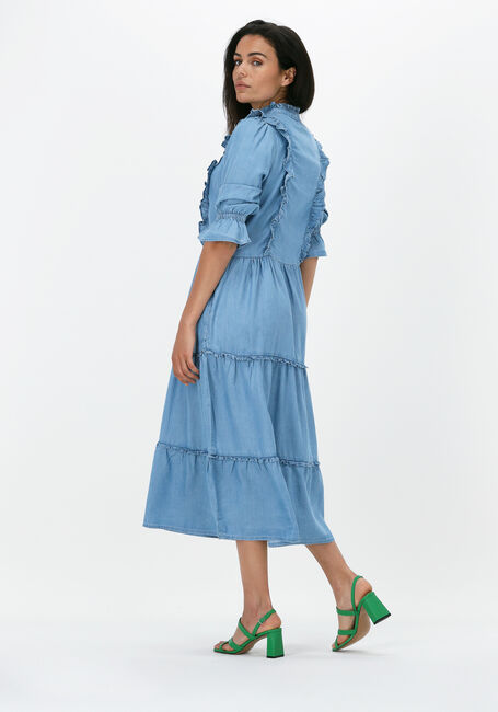 DEA KUDIBAL Robe midi SILJA NS (CO) - DRESS WITH RUFFLES en bleu - large