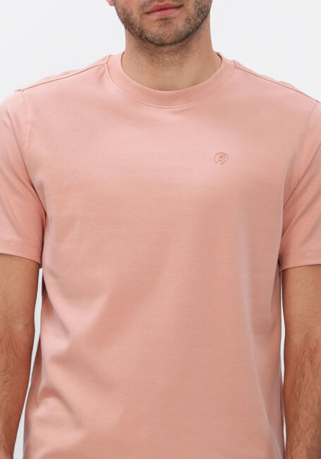 CAST IRON T-shirt REGULAR FIT INTERLOCK en rose - large